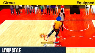 CIRCUS LAYUP STYLE is USEFUL on NBA 2K23 [upl. by Saloma671]