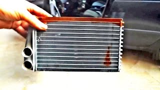 radiateur de chauffage Mégane Scénic  فك وتصليح وتركيب رديتر التدفئة داخل السيارة ميجان [upl. by Nahij429]