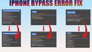 Icloud Bypass Error Solution PWNDFU Stuck Failed To Active With Apple Server DFU Not Foundiphone [upl. by Carlson]