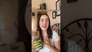 Unlikable female characters book book bookish booktube feminism feminine tv character female [upl. by Anilag889]