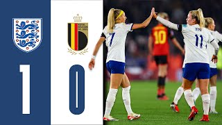 England 10 Belgium  Lauren Hemp Seals Win At The King Power Stadium  Highlights [upl. by Anitroc747]