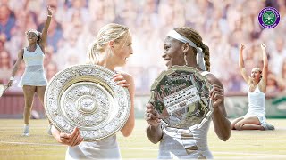 Serena Williams v Maria Sharapova  The Biggest Rivalries at Wimbledon [upl. by Smail444]