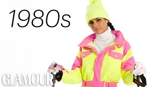 100 Years of Ski Clothes  Glamour [upl. by Erdah]