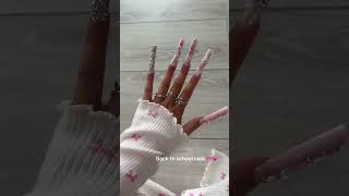 back to school nails 💅🏻nkuleszo nails nailart nailtutorial nailtech naildesign [upl. by Asilehs511]