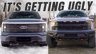 I Cant Believe Ford Sells the F150 Lightning AND Raptor R at the Same Time [upl. by Buyer]