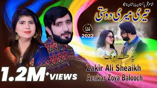 Aye Teri Meri Dosti Singer Zakir Ali Sheikh amp Zoya Baloch New Saraiki Punjabi Song 2022 [upl. by Candice]