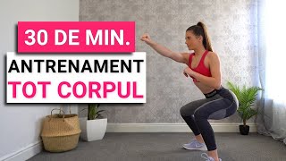 30 DE MINUTE ANTRENAMENT PENTRU TOT CORPUL ACASA  Exercitii Fara Echipament [upl. by Youngman]