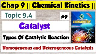 Catalyst  Homogeneous Catalysis and Heterogeneous Catalysis  Chap 9 Chemical Kinetics  Class 11 [upl. by Dewayne]