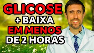 Como baixar a GLICOSE no sangue NATURALMENTE em menos de 2 HORAS  Dr Charles Genehr [upl. by Alarice]