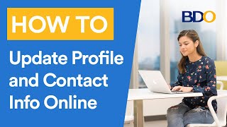 BDO Digital Banking How to Update Contact Info Reset Password and More [upl. by Einwat513]