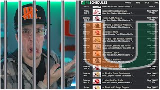 Miami Hurricanes 2023 FULL Schedule OVERVIEW  This Deserves JAIL TIME [upl. by Larentia922]