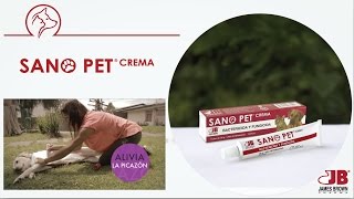 Sano Pet  Crema Dermal Bactericida  Fungicida [upl. by Eteragram]