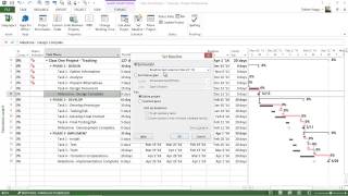 Project 2013 Training  Setting Up Multiple Baselines [upl. by Nivej671]