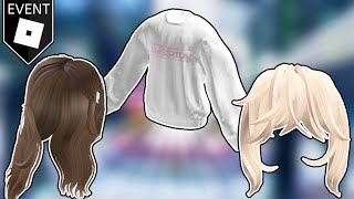 EVENT HOW TO GET 3 ITEMS IN FASHION KLOSSETTE  ROBLOX [upl. by Einnahpets]