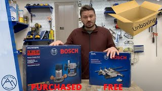 Bosch Router Unboxing  Model 1617EVSPK  Variable Speed Router  Review [upl. by Drannek]