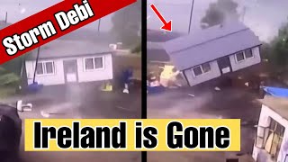 Ireland Disasters  Storm Debi destroys Dublin and Galway Brings heavy rain and flooding live cam [upl. by Esyle]