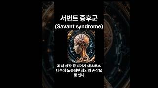 서번트 증후군 Savant syndrome 인생철학 이슈 철학 지혜 인생명언 [upl. by Ennovad]