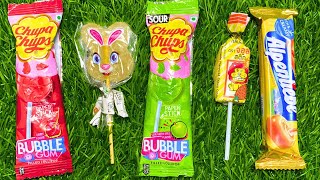 ASMR Most Popular Candys  some lots of colorful rainbow lollipop candy  unpacking chocolate eat [upl. by Peckham]