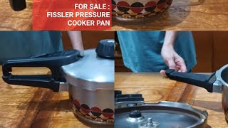 DISPLAY PRODUCT NO 537  FISSLER PRESSURE COOKER PAN  Preloved but really still good condition [upl. by Hourigan]