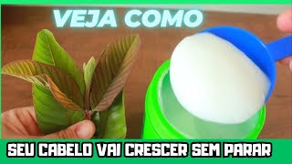 🌿COMO FAZER SEU CABELO CRESCER em 1 MÊS FAZENDO ESSA HIDRATAÇÃO CASEIRA [upl. by Ayamat]