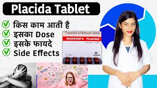 Flupentixol amp Melitracen Hindi  Placida Tablet Uses Hindi  Kis Kaam Aati Hai  Side Efects  Dose [upl. by Kakalina278]