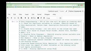 Data Preprocessing Python Missing Values Data Transformation Encoding Machine Learning Data Science [upl. by Seely887]