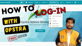 Beginners Guide of Opstra Free Version  Hindi [upl. by Nyloc]