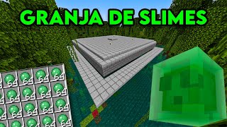 ✅ Como HACER una GRANJA de SLIMES  Tutorial Minecraft 120 Java [upl. by Dhar]