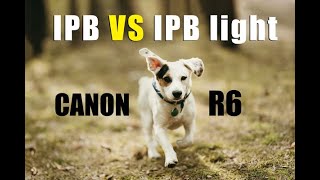 Canon R6 IPB vs IPB light codec comparison Canon 50 18 RF [upl. by Ezra]