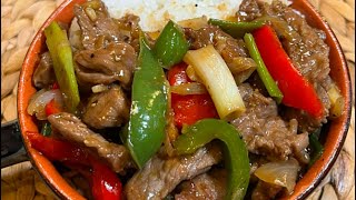 How to Whip Up an Easy Beef Stir Fry with Onions and Peppers  Step by Step  Lilaylicious [upl. by Ogren683]