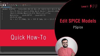 PSpice Simulation Tutorial How to Edit PSpice Models Using PSpice Model Editor [upl. by Holli]