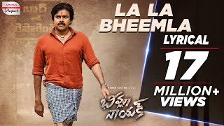 La La Bheemla Song  BheemlaNayak Songs  Pawan Kalyan Rana  Trivikram  SaagarKChandra  ThamanS [upl. by Nohtiek]