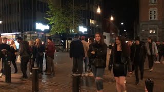 Nightlife in Aarhus Denmark 🇩🇰  2021 HD [upl. by Michella]