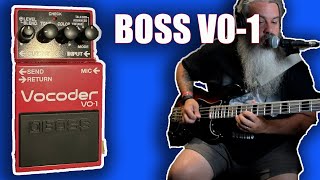 Boss V01 Vocoder on Bass [upl. by Hirai241]