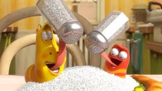 LARVA  EAT LESS SALT  Videos For Kids  LARVA Full Episodes Videos For Kids [upl. by Nwahsor]