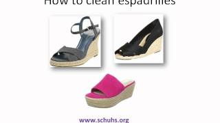 How to clean espadrilles [upl. by Sidwell]