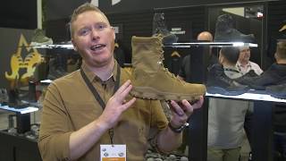 Under Armour Tac Loadout Boots AR 6701 Compliant at SHOT Show 2020 [upl. by Eibbil]