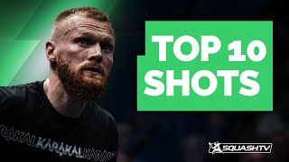 Paris Squash 2023  Top 10 Shots 🙌 [upl. by Scopp]