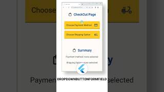 📱😎Flutter drop down menu using DropdownButtonFormField [upl. by Range627]