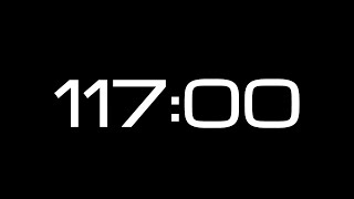 117 Minute Countdown Timer  NO SOUND [upl. by Daraj]