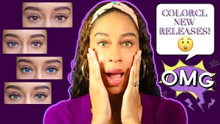 ColorCL NEW RELEASES Ultra Moist Color Contacts Review ✨ Lizette Baldeo [upl. by Havens]