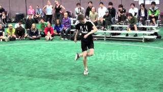 Incredible hackysack routine [upl. by Ssur]