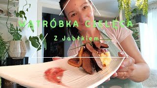 Wątróbka cielęca z Jabłkiem i konfitura z czerwonej cebulki🧑‍🍳 Pysznie 🧑‍🍳🥰 [upl. by Liu426]