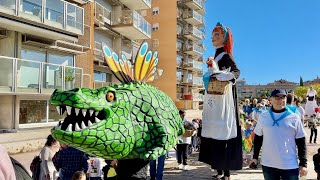 XLII Trobada de Gegants i Bestiari de Girona  INICI CERCAVILA Fires St Narcís 2023 Episodi nº 2 [upl. by Amelie]