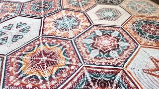 Part 4  Ipsa Blanket CAL 24  Practice Hexagon Tutorial [upl. by Eesyak]