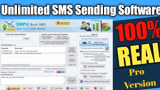 How To Send Bulk SMS Free  How To Install Drpu Software Free  Free SMS Marketing in Pakistan [upl. by Becky]