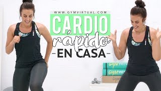 Rutina de cardio rápida y en casa  10 minutos [upl. by Norre]