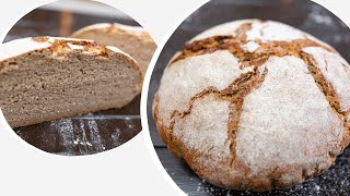 Sauerteigbrot backen Schritt für Schritt erklärt [upl. by Nivlem]