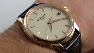 Patek Philippe Calatrava Ref 5227R001 Watch Review [upl. by Solracnauj]