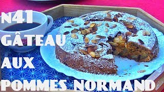 n41 gâteau aux pommes normand extra moelleuxVEGAN [upl. by Kerwon]